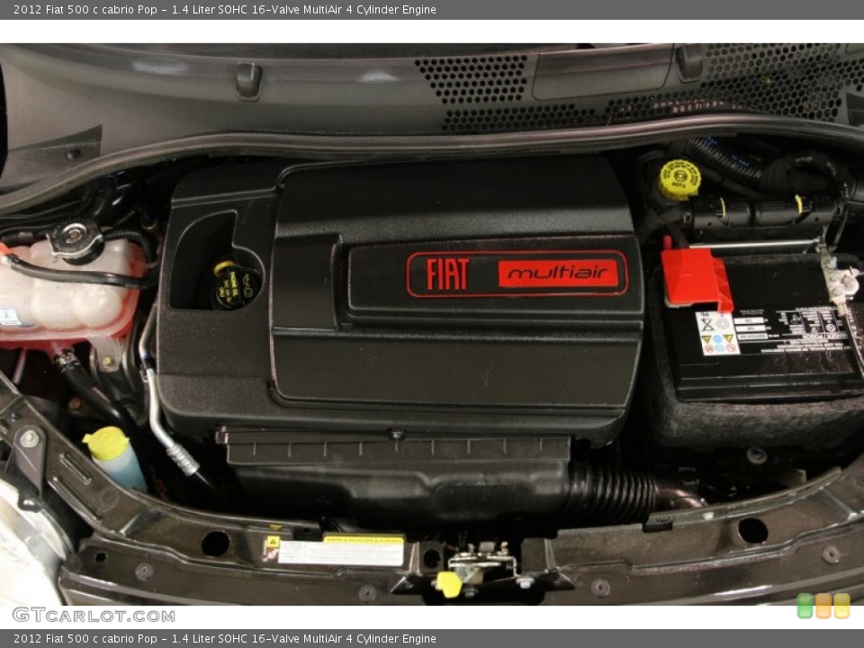1.4 Liter SOHC 16-Valve MultiAir 4 Cylinder Engine for the 2012 Fiat 500 #87414283