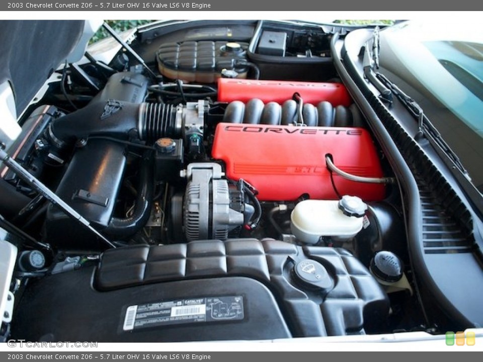 5.7 Liter OHV 16 Valve LS6 V8 Engine for the 2003 Chevrolet Corvette #87422876