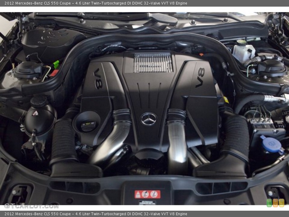 4.6 Liter Twin-Turbocharged DI DOHC 32-Valve VVT V8 Engine for the 2012 Mercedes-Benz CLS #87435290