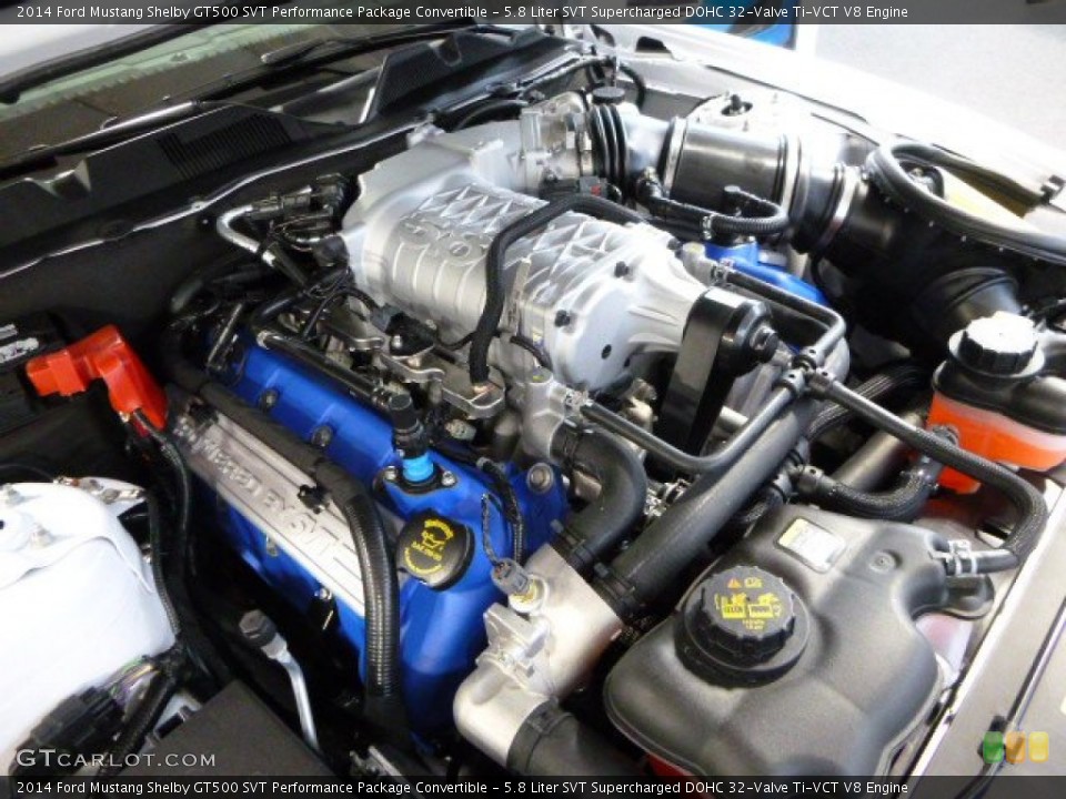5.8 Liter SVT Supercharged DOHC 32-Valve Ti-VCT V8 Engine for the 2014 Ford Mustang #87446717