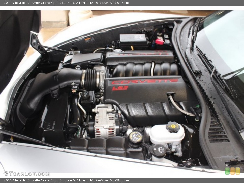 6.2 Liter OHV 16-Valve LS3 V8 Engine for the 2011 Chevrolet Corvette #87449489