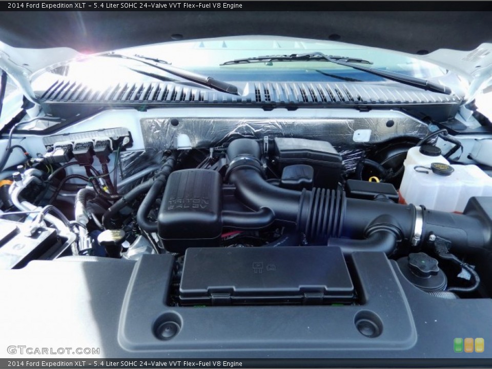 5.4 Liter SOHC 24-Valve VVT Flex-Fuel V8 Engine for the 2014 Ford Expedition #87471899