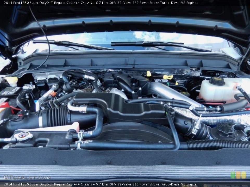 6.7 Liter OHV 32-Valve B20 Power Stroke Turbo-Diesel V8 Engine for the 2014 Ford F350 Super Duty #87472490