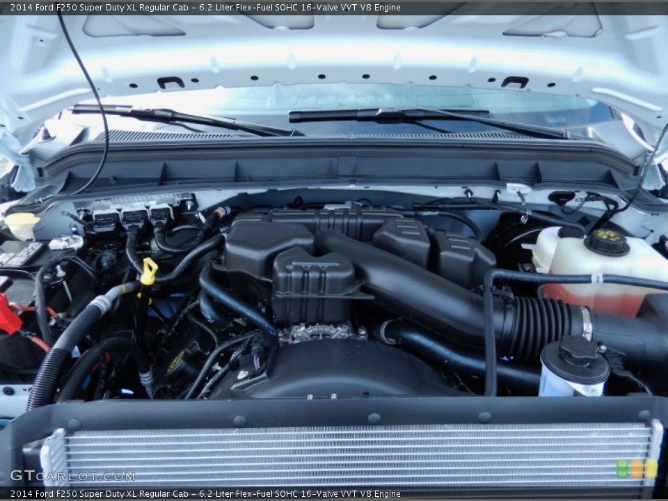 6.2 Liter Flex-Fuel SOHC 16-Valve VVT V8 Engine for the 2014 Ford F250 Super Duty #87473075