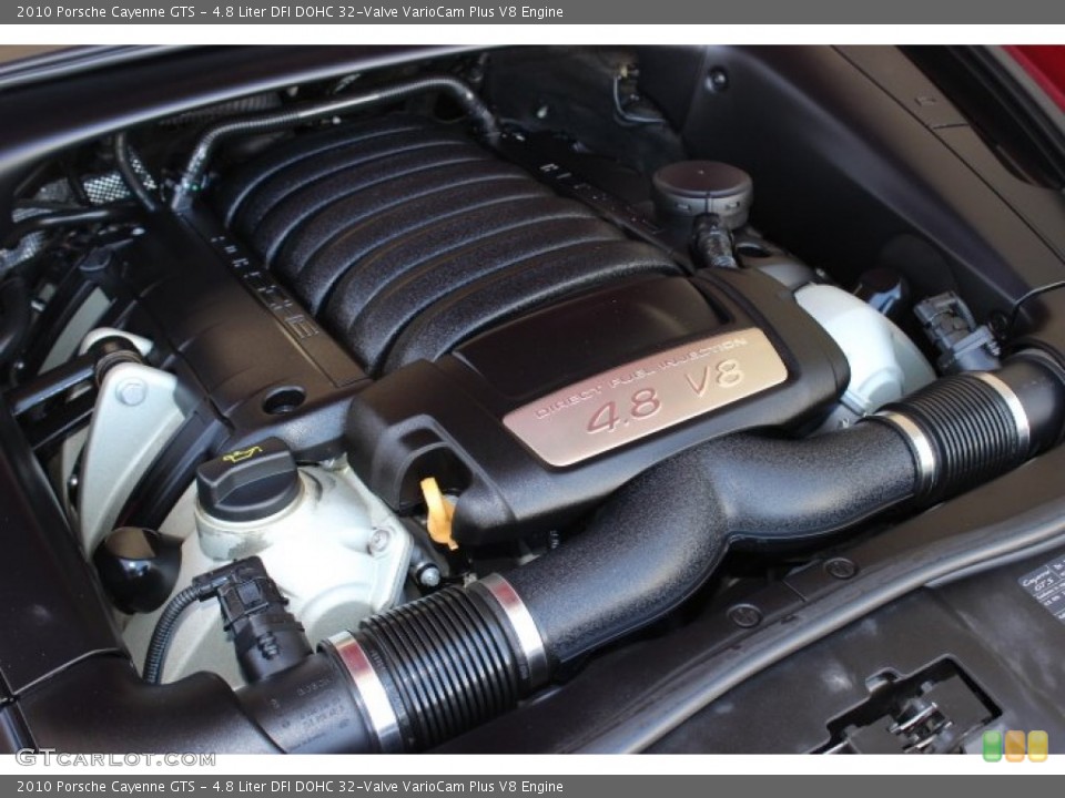 4.8 Liter DFI DOHC 32-Valve VarioCam Plus V8 2010 Porsche Cayenne Engine