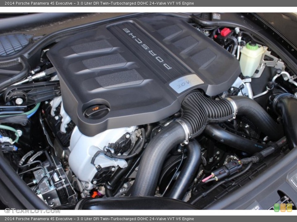3.0 Liter DFI Twin-Turbocharged DOHC 24-Valve VVT V6 Engine for the 2014 Porsche Panamera #87488255