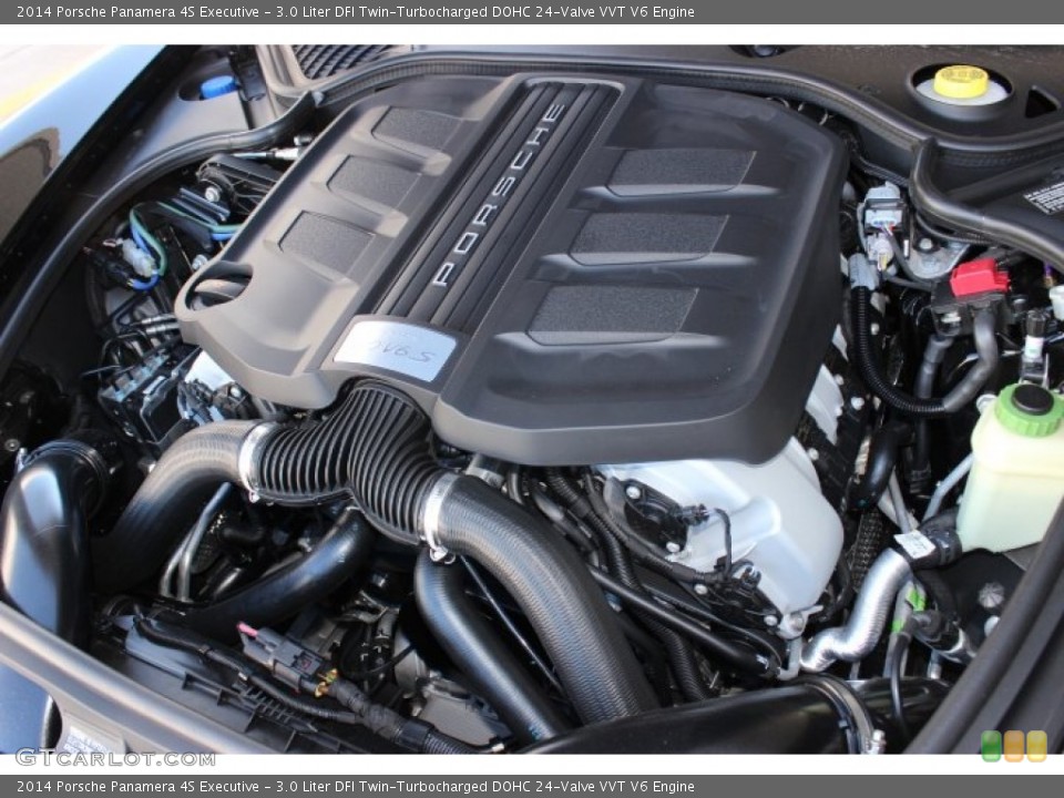 3.0 Liter DFI Twin-Turbocharged DOHC 24-Valve VVT V6 Engine for the 2014 Porsche Panamera #87488270