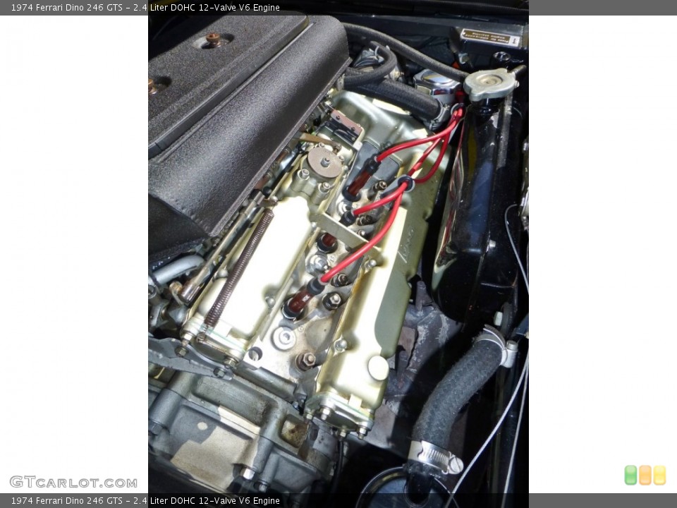 2.4 Liter DOHC 12-Valve V6 Engine for the 1974 Ferrari Dino #87492590