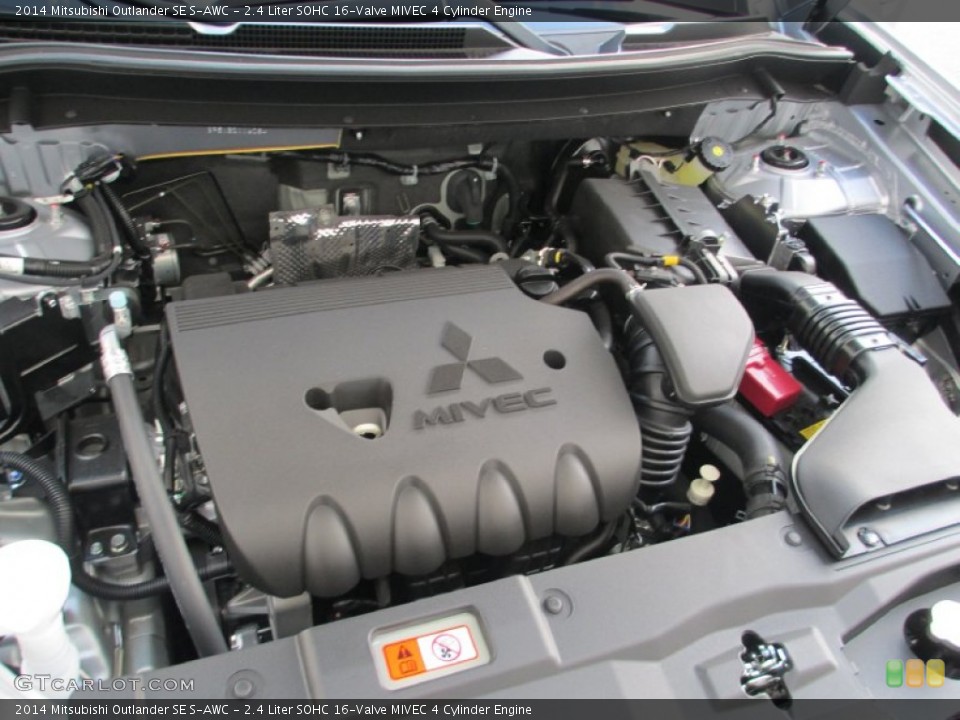 2.4 Liter SOHC 16-Valve MIVEC 4 Cylinder Engine for the 2014 Mitsubishi Outlander #87512320