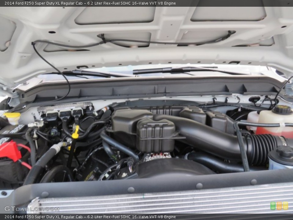 6.2 Liter Flex-Fuel SOHC 16-Valve VVT V8 Engine for the 2014 Ford F250 Super Duty #87532895