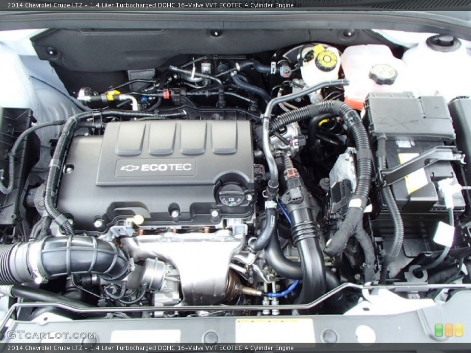 1.4 Liter Turbocharged DOHC 16-Valve VVT ECOTEC 4 Cylinder Engine for the 2014 Chevrolet Cruze #87555806