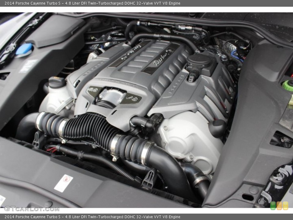 4.8 Liter DFI Twin-Turbocharged DOHC 32-Valve VVT V8 Engine for the 2014 Porsche Cayenne #87578221