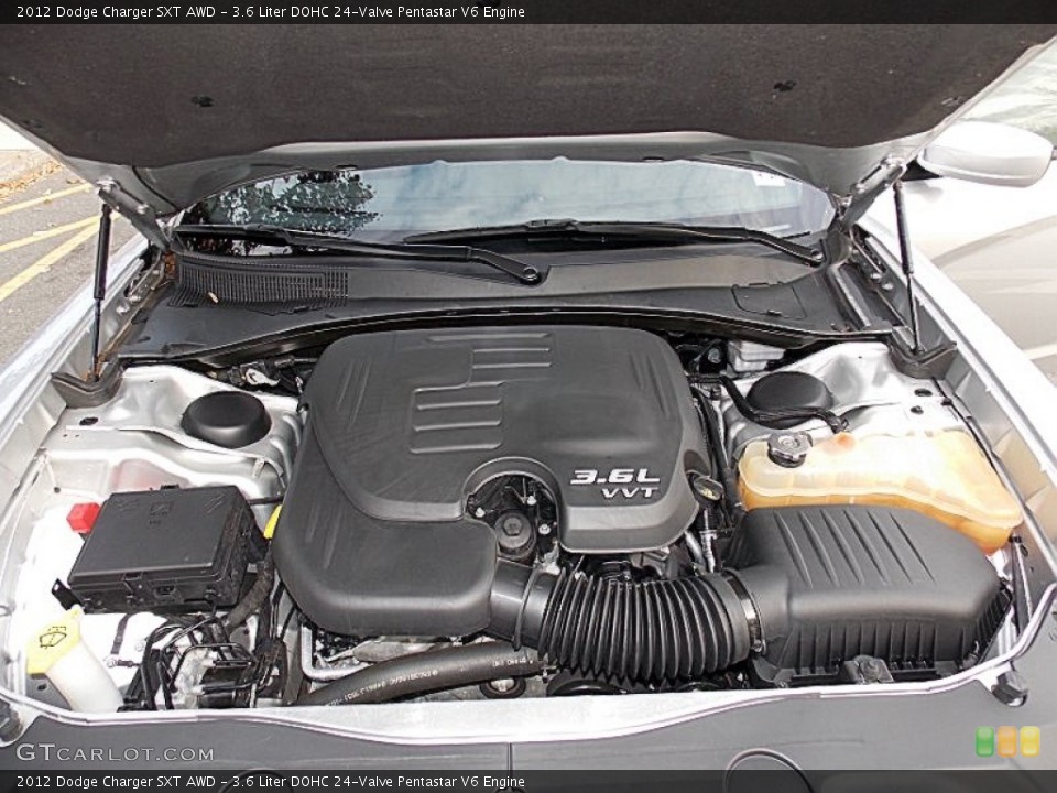 3.6 Liter DOHC 24-Valve Pentastar V6 Engine for the 2012 Dodge Charger #87585814