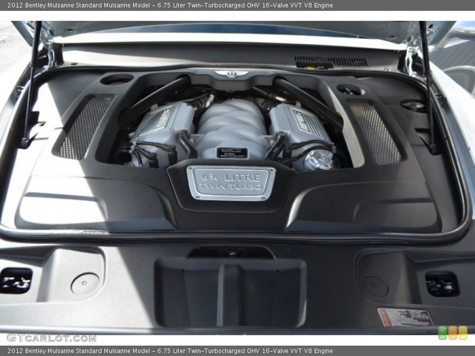 6.75 Liter Twin-Turbocharged OHV 16-Valve VVT V8 Engine for the 2012 Bentley Mulsanne #87589958