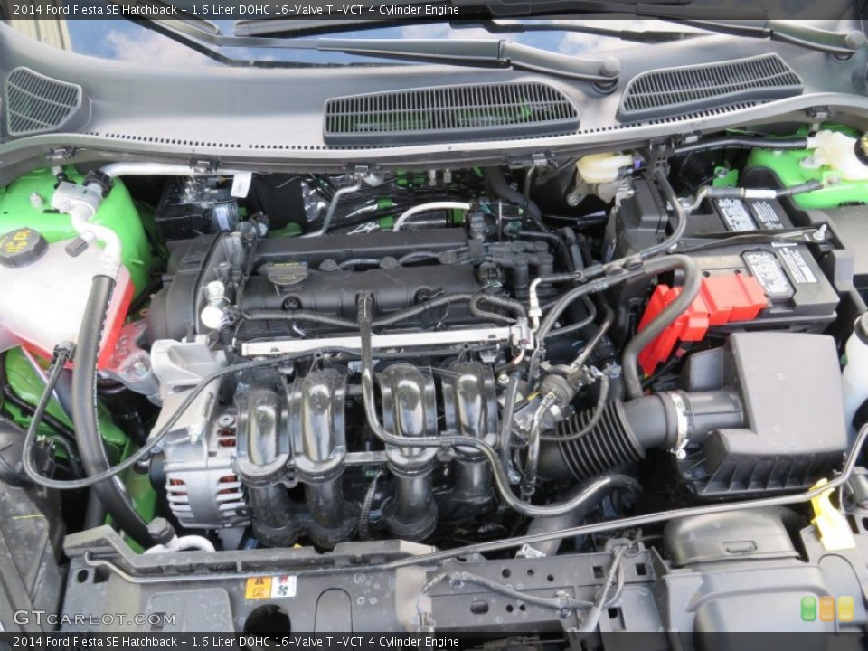 1.6 Liter DOHC 16-Valve Ti-VCT 4 Cylinder Engine for the 2014 Ford Fiesta #87602740