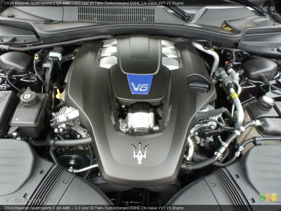 3.0 Liter DI Twin-Turbocharged DOHC 24-Valve VVT V6 Engine for the 2014 Maserati Quattroporte #87604516
