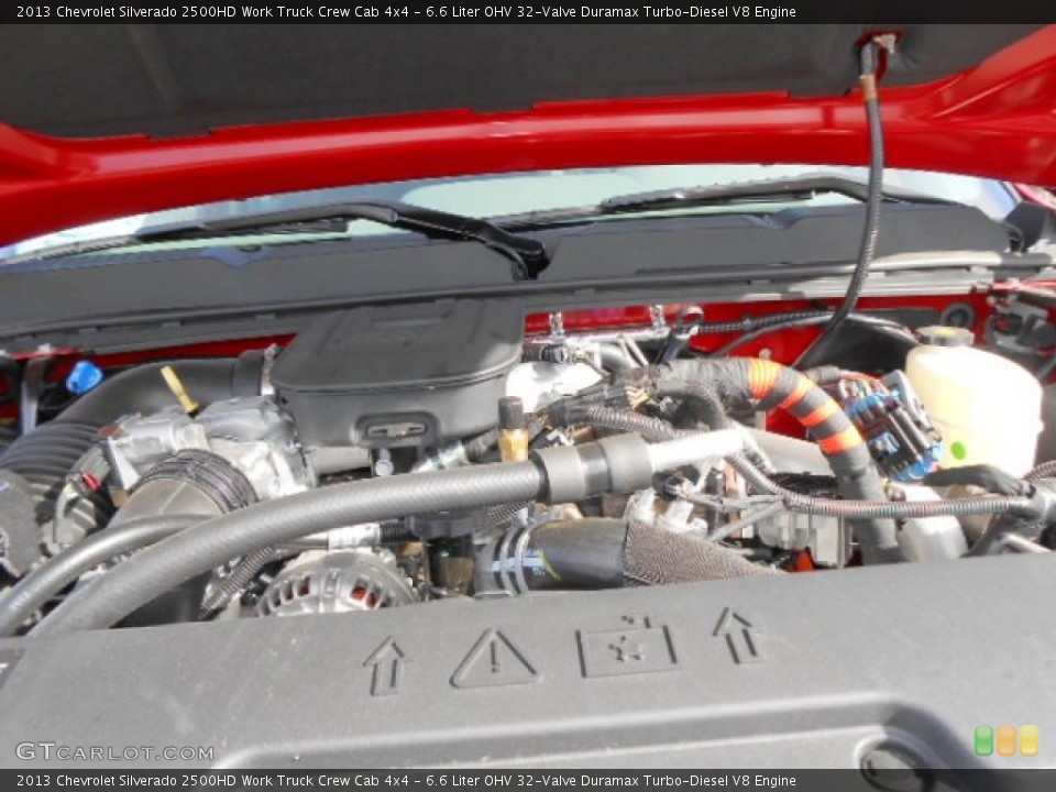 6.6 Liter OHV 32-Valve Duramax Turbo-Diesel V8 Engine for the 2013 Chevrolet Silverado 2500HD #87627088