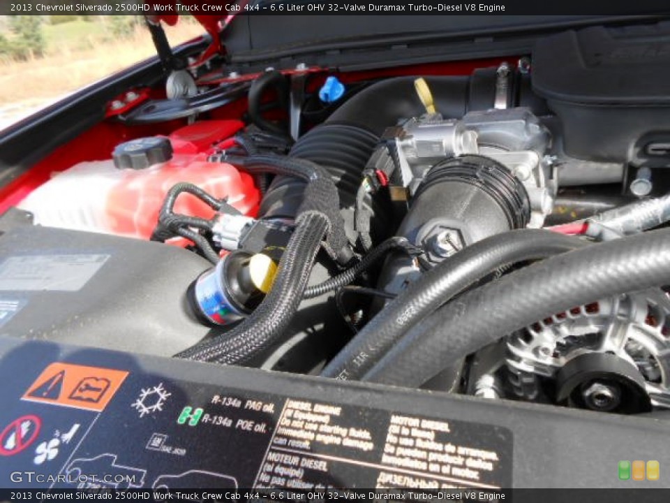 6.6 Liter OHV 32-Valve Duramax Turbo-Diesel V8 Engine for the 2013 Chevrolet Silverado 2500HD #87627136