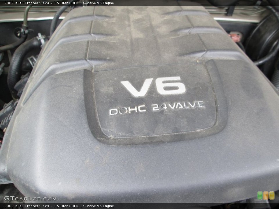 3.5 Liter DOHC 24-Valve V6 Engine for the 2002 Isuzu Trooper #87635164