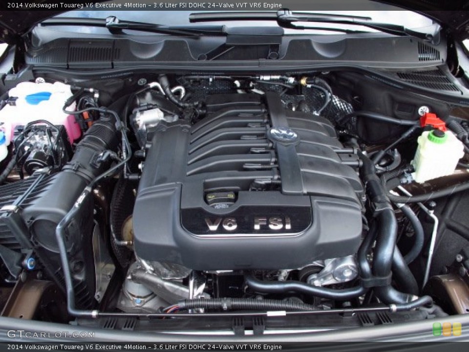 3.6 Liter FSI DOHC 24-Valve VVT VR6 2014 Volkswagen Touareg Engine