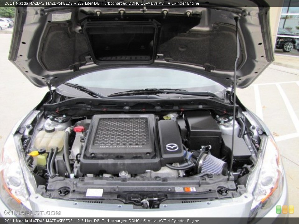 2.3 Liter DISI Turbocharged DOHC 16-Valve VVT 4 Cylinder Engine for the 2011 Mazda MAZDA3 #87674276