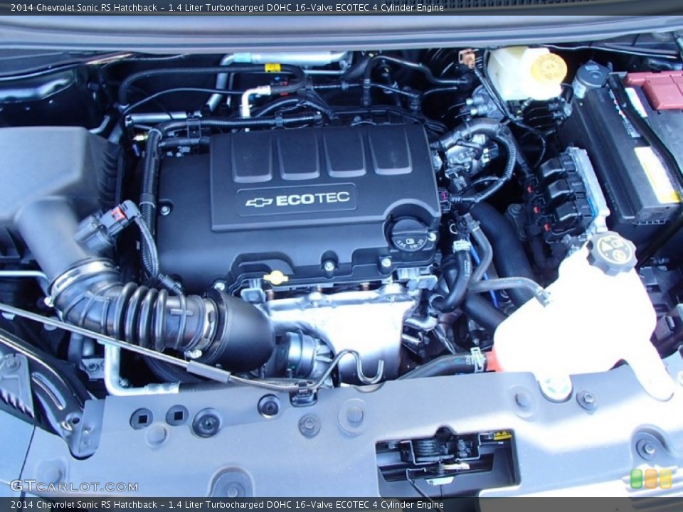 1.4 Liter Turbocharged DOHC 16-Valve ECOTEC 4 Cylinder Engine for the 2014 Chevrolet Sonic #87696896
