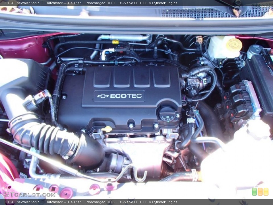 1.4 Liter Turbocharged DOHC 16-Valve ECOTEC 4 Cylinder Engine for the 2014 Chevrolet Sonic #87700544