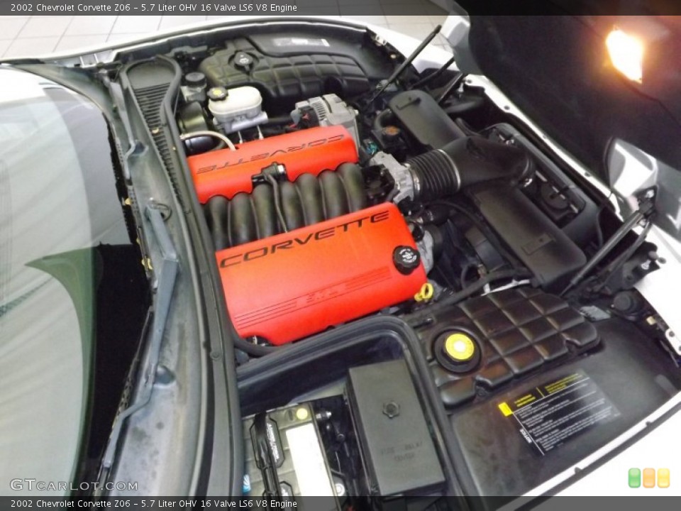 5.7 Liter OHV 16 Valve LS6 V8 Engine for the 2002 Chevrolet Corvette #87719127