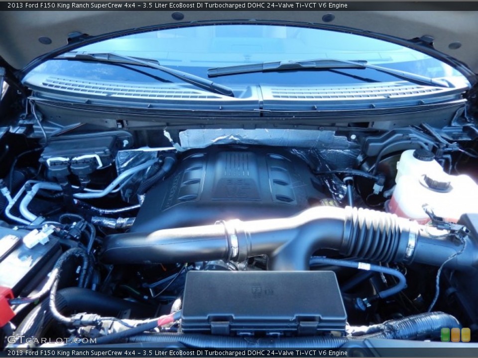 3.5 Liter EcoBoost DI Turbocharged DOHC 24-Valve Ti-VCT V6 Engine for the 2013 Ford F150 #87737949