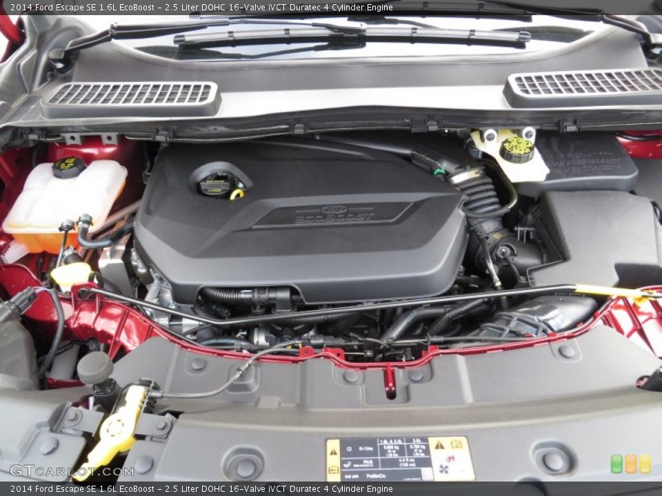 2.5 Liter DOHC 16-Valve iVCT Duratec 4 Cylinder Engine for the 2014 Ford Escape #87741324