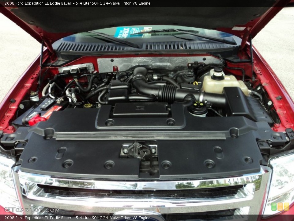 5.4 Liter SOHC 24-Valve Triton V8 2008 Ford Expedition Engine