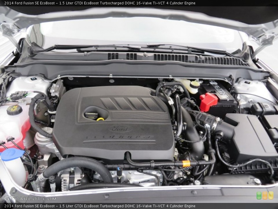 1.5 Liter GTDI EcoBoost Turbocharged DOHC 16-Valve Ti-VCT 4 Cylinder Engine for the 2014 Ford Fusion #87744891