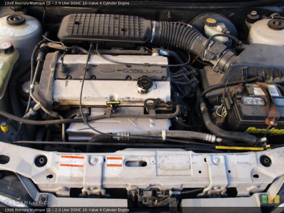 2.0 Liter DOHC 16-Valve 4 Cylinder Engine for the 1998 Mercury Mystique #87770679