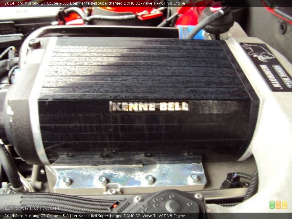 5.0 Liter Kenne Bell Supercharged DOHC 32-Valve Ti-VCT V8 Engine for the 2014 Ford Mustang #87783119