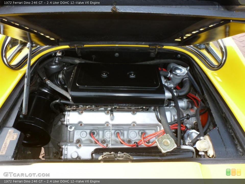 2.4 Liter DOHC 12-Valve V6 Engine for the 1972 Ferrari Dino #87789230