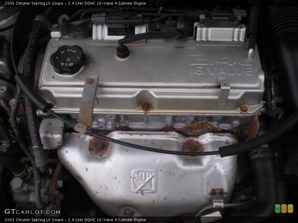 2.4 Liter DOHC 16-Valve 4 Cylinder Engine for the 2003 Chrysler Sebring #87801730