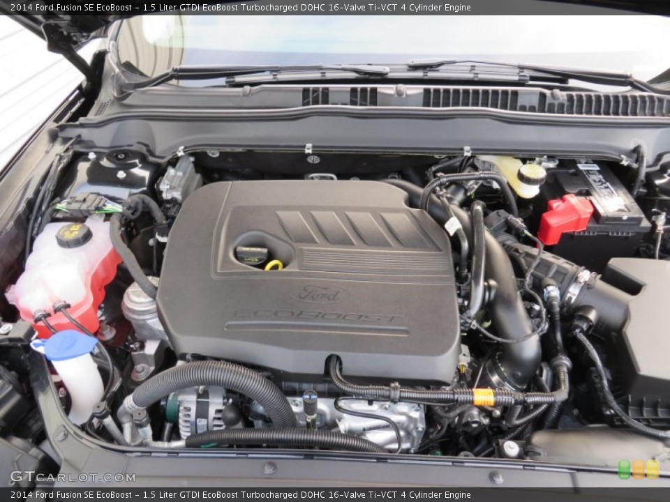 1.5 Liter GTDI EcoBoost Turbocharged DOHC 16-Valve Ti-VCT 4 Cylinder Engine for the 2014 Ford Fusion #87808753