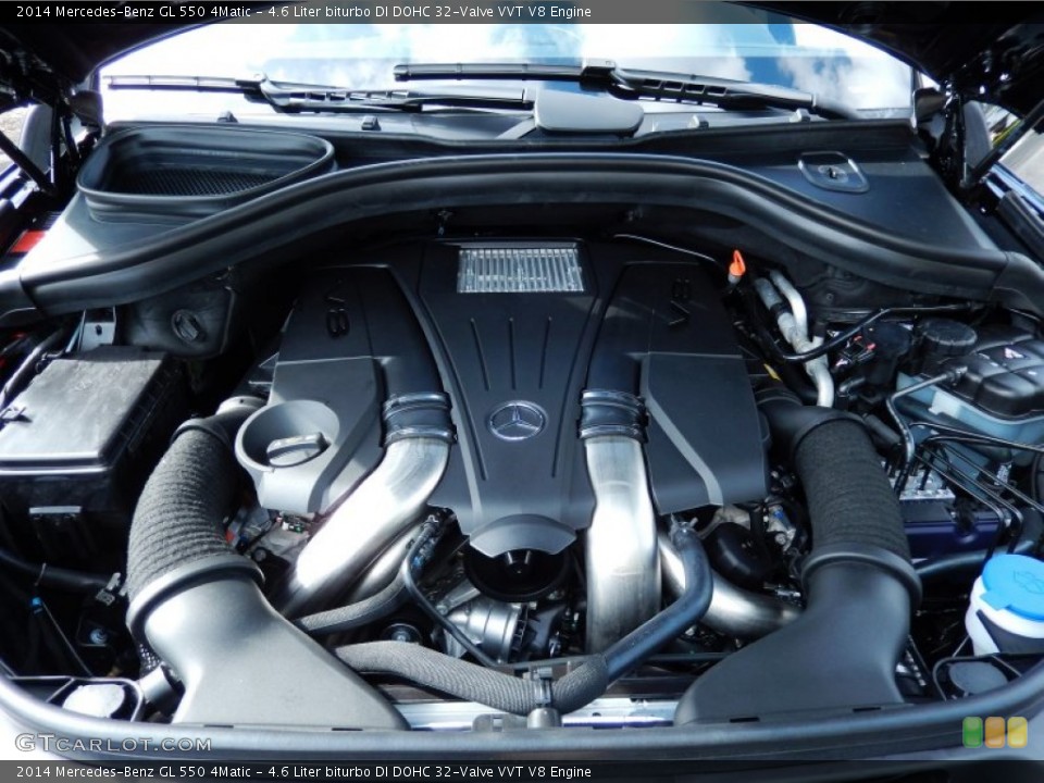 4.6 Liter biturbo DI DOHC 32-Valve VVT V8 Engine for the 2014 Mercedes-Benz GL #87814747