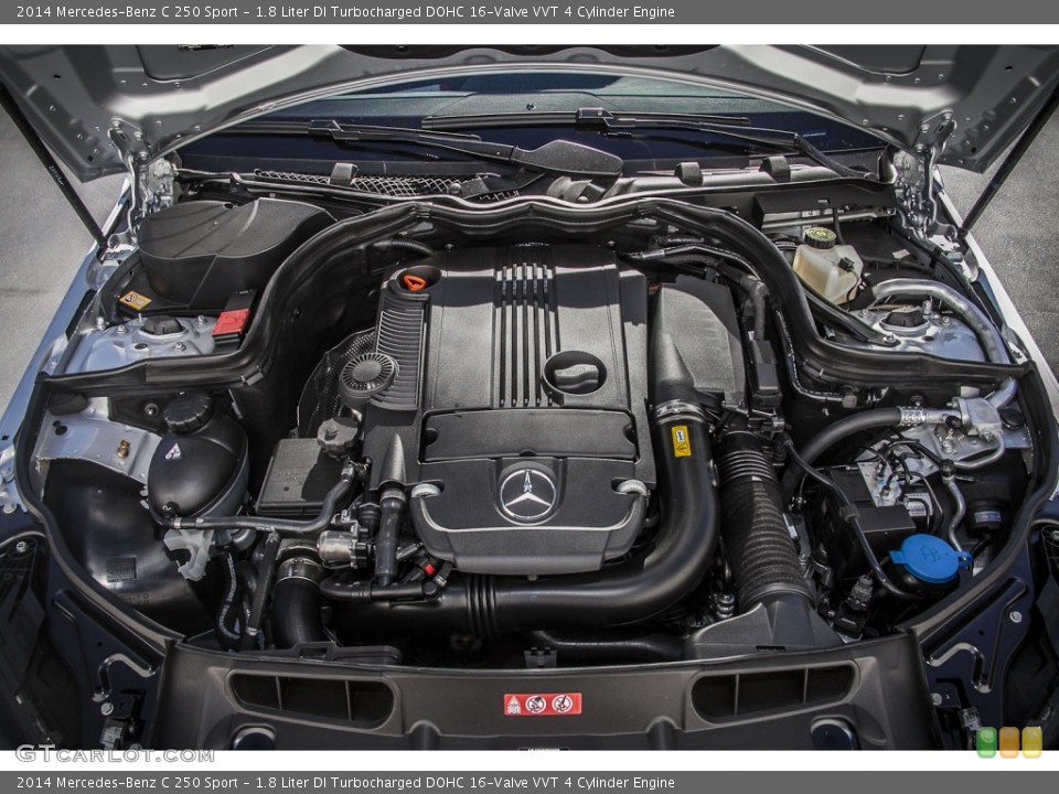 1.8 Liter DI Turbocharged DOHC 16-Valve VVT 4 Cylinder Engine for the 2014 Mercedes-Benz C #87853949