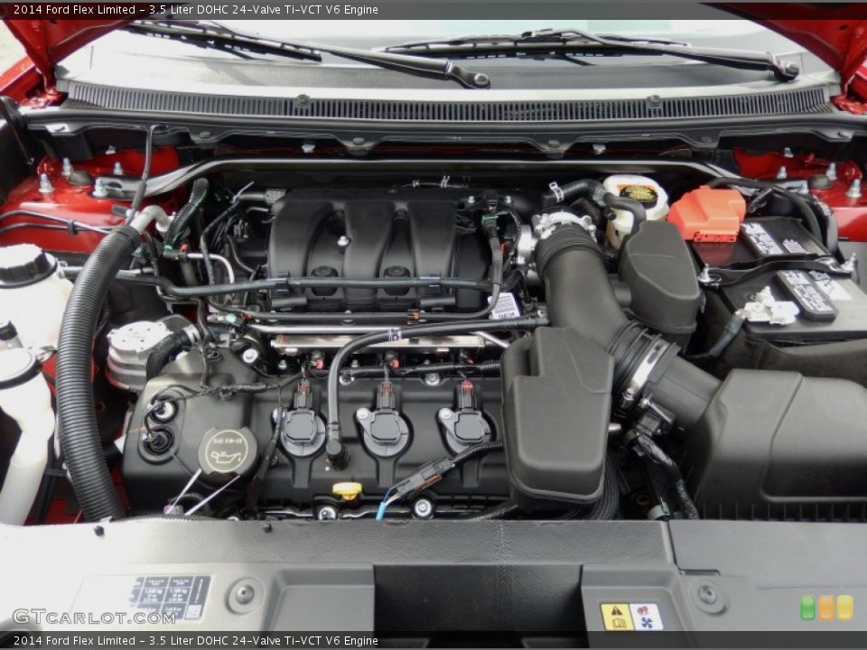 3.5 Liter DOHC 24-Valve Ti-VCT V6 Engine for the 2014 Ford Flex #87896308