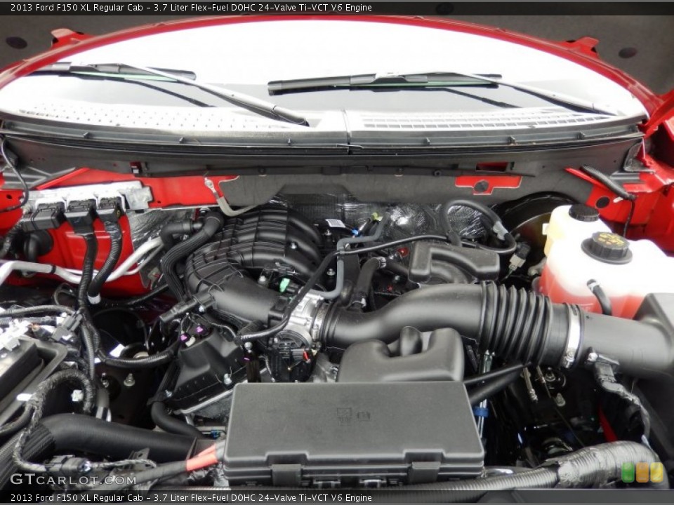 3.7 Liter Flex-Fuel DOHC 24-Valve Ti-VCT V6 Engine for the 2013 Ford F150 #87900892