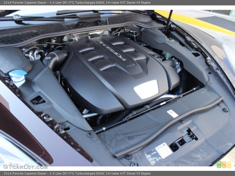 3.0 Liter DFI VTG Turbocharged DOHC 24-Valve VVT Diesel V6 Engine for the 2014 Porsche Cayenne #87906304