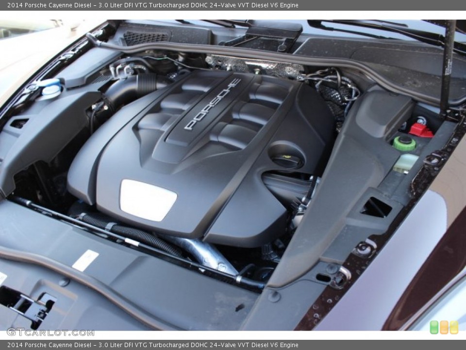 3.0 Liter DFI VTG Turbocharged DOHC 24-Valve VVT Diesel V6 Engine for the 2014 Porsche Cayenne #87906316
