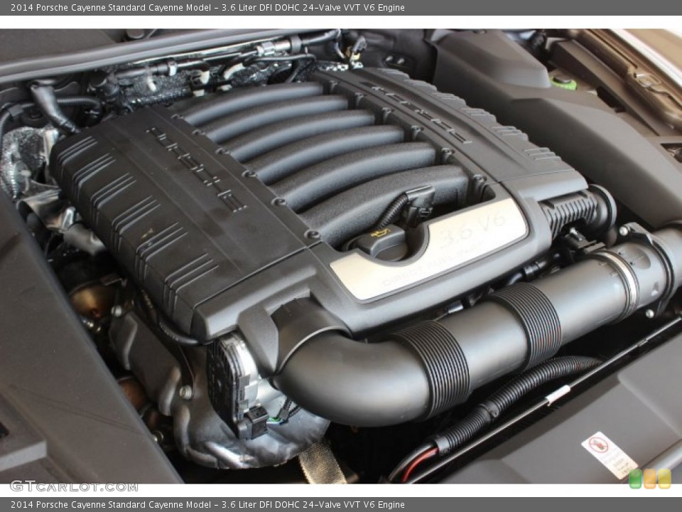 3.6 Liter DFI DOHC 24-Valve VVT V6 2014 Porsche Cayenne Engine