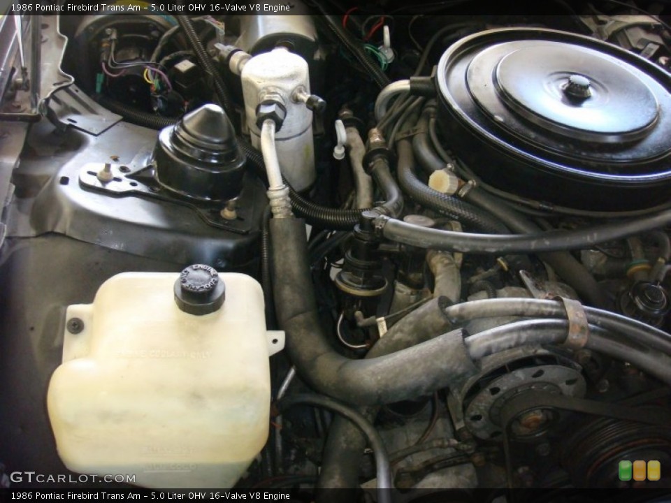 5.0 Liter OHV 16-Valve V8 Engine for the 1986 Pontiac Firebird #87907492