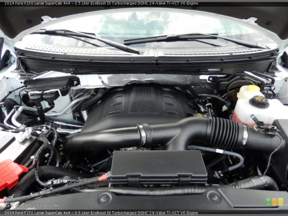 3.5 Liter EcoBoost DI Turbocharged DOHC 24-Valve Ti-VCT V6 Engine for the 2014 Ford F150 #87913181