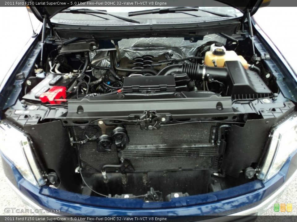 5.0 Liter Flex-Fuel DOHC 32-Valve Ti-VCT V8 Engine for the 2011 Ford F150 #87919890