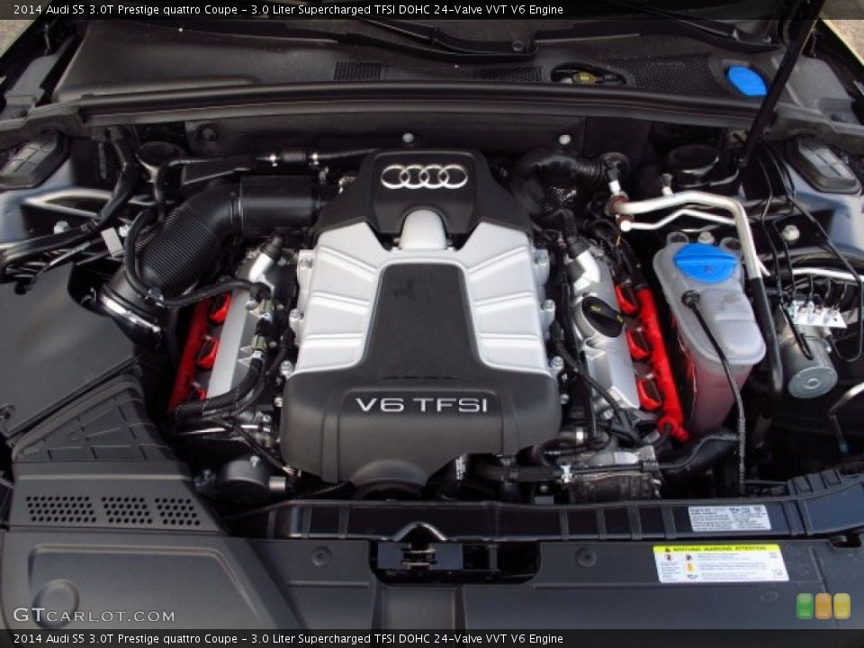 3.0 Liter Supercharged TFSI DOHC 24-Valve VVT V6 Engine for the 2014 Audi S5 #87955380