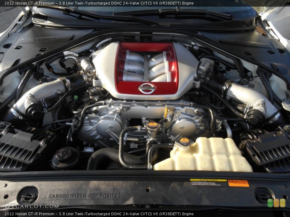 3.8 Liter Twin-Turbocharged DOHC 24-Valve CVTCS V6 (VR38DETT) Engine for the 2012 Nissan GT-R #87969099