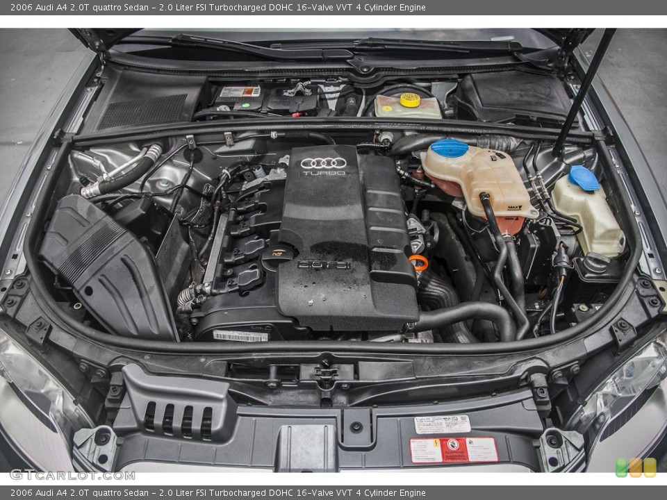 2.0 Liter FSI Turbocharged DOHC 16-Valve VVT 4 Cylinder Engine for the 2006 Audi A4 #88022838